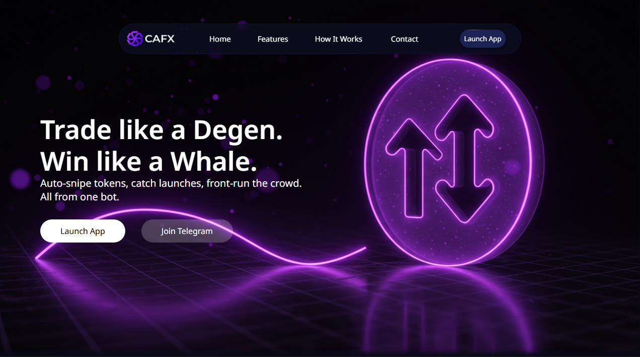 Cafx Homepage